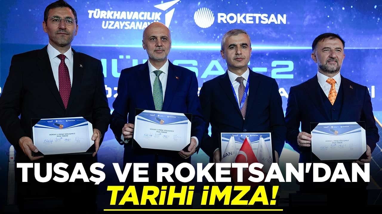 HÜRSAT için TUSAŞ ve ROKETSAN'dan tarihi imza! 