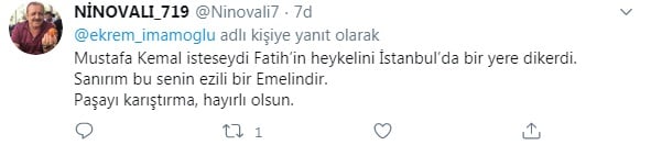 Foto - İBB Başkanı Ekrem İmamoğlu, İstanbul'a Fatih Sultan Mehmet'in heykelini dikeceklerini açıkladı