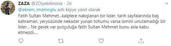 Foto - İBB Başkanı Ekrem İmamoğlu, İstanbul'a Fatih Sultan Mehmet'in heykelini dikeceklerini açıkladı