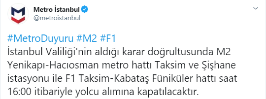 Foto - İBB duyurdu: İstanbul Valiliği kararıyla kapatılacak