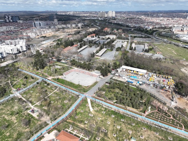 Foto - İBB takoz olmasaydı… Dev projenin alanı havadan görüntülendi