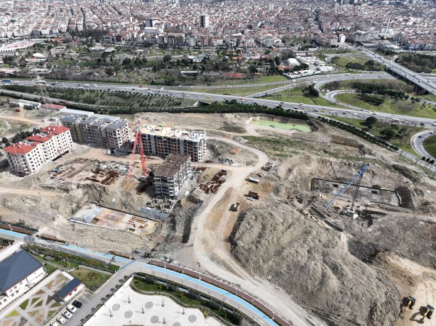 İBB takoz olmasaydı… Dev projenin alanı havadan görüntülendi