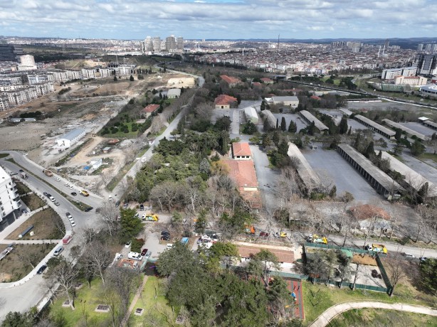 Foto - İBB takoz olmasaydı… Dev projenin alanı havadan görüntülendi