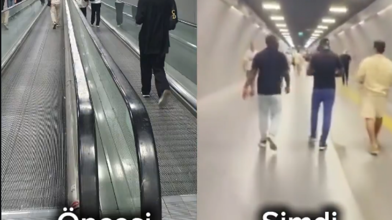 Foto - İBB, vatandaşın sağlığı için yürüyen bantları kaldırdı! Tam anlamıyla rezalet