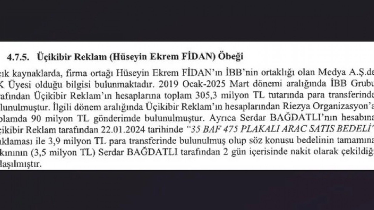 Foto - İBB'de o yöneticinin şirketine para aktı: 305 milyon TL!