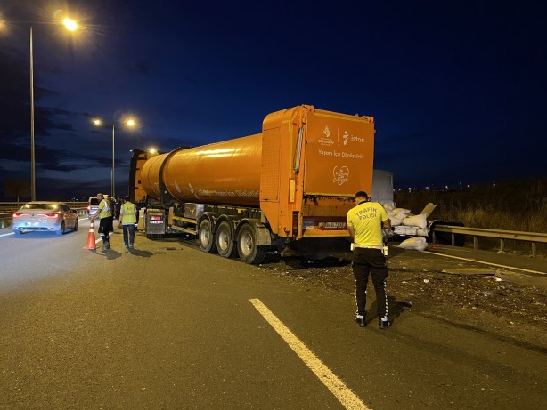 İBB'ye ait İSTAÇ tırı dehşet saçtı! 2 yaralı