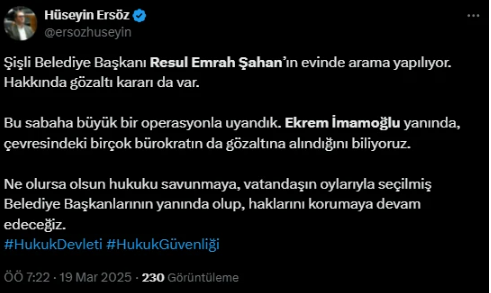 Foto - İBB'ye operasyon: İmamoğlu gözaltında! Listede onlarca kişi daha var