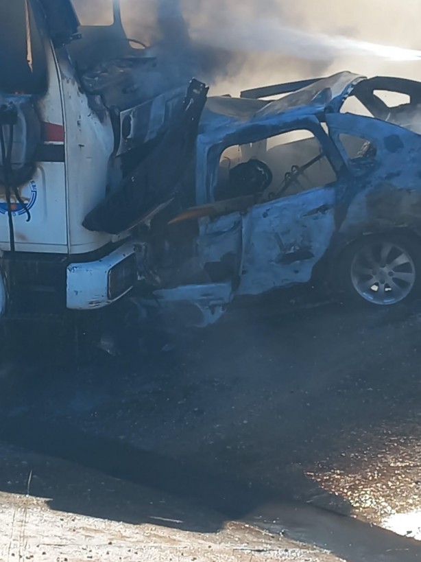 Foto - İbretlik ölüm! Çalıntı araçla kaza yapıp yanarak can verdi