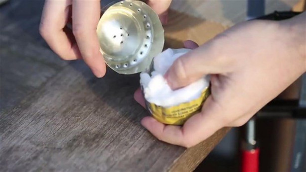 Foto - İçecek kutusundan öyle bir şey yaptı ki!