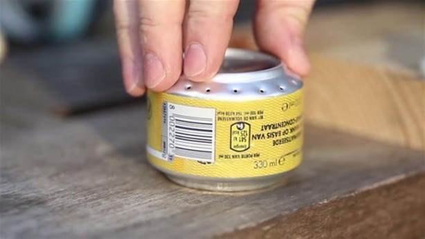 Foto - İçecek kutusundan öyle bir şey yaptı ki!