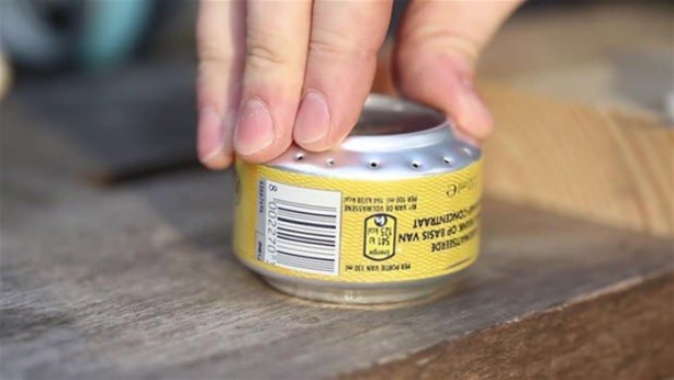 Foto - İçecek kutusundan öyle bir şey yaptı ki!