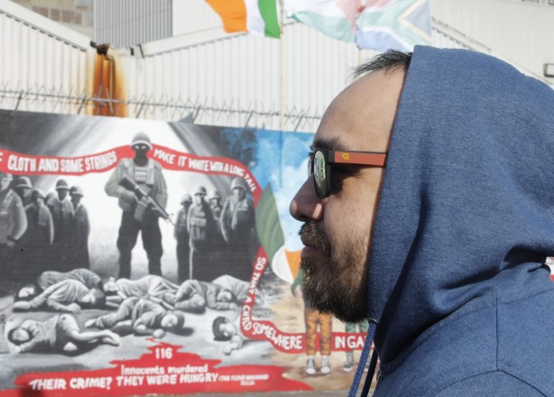 Foto - İçimizdeki müsveddelere ibret olsun! İrlanda’da bir grup sanatçıdan müthiş Filistin hareketi