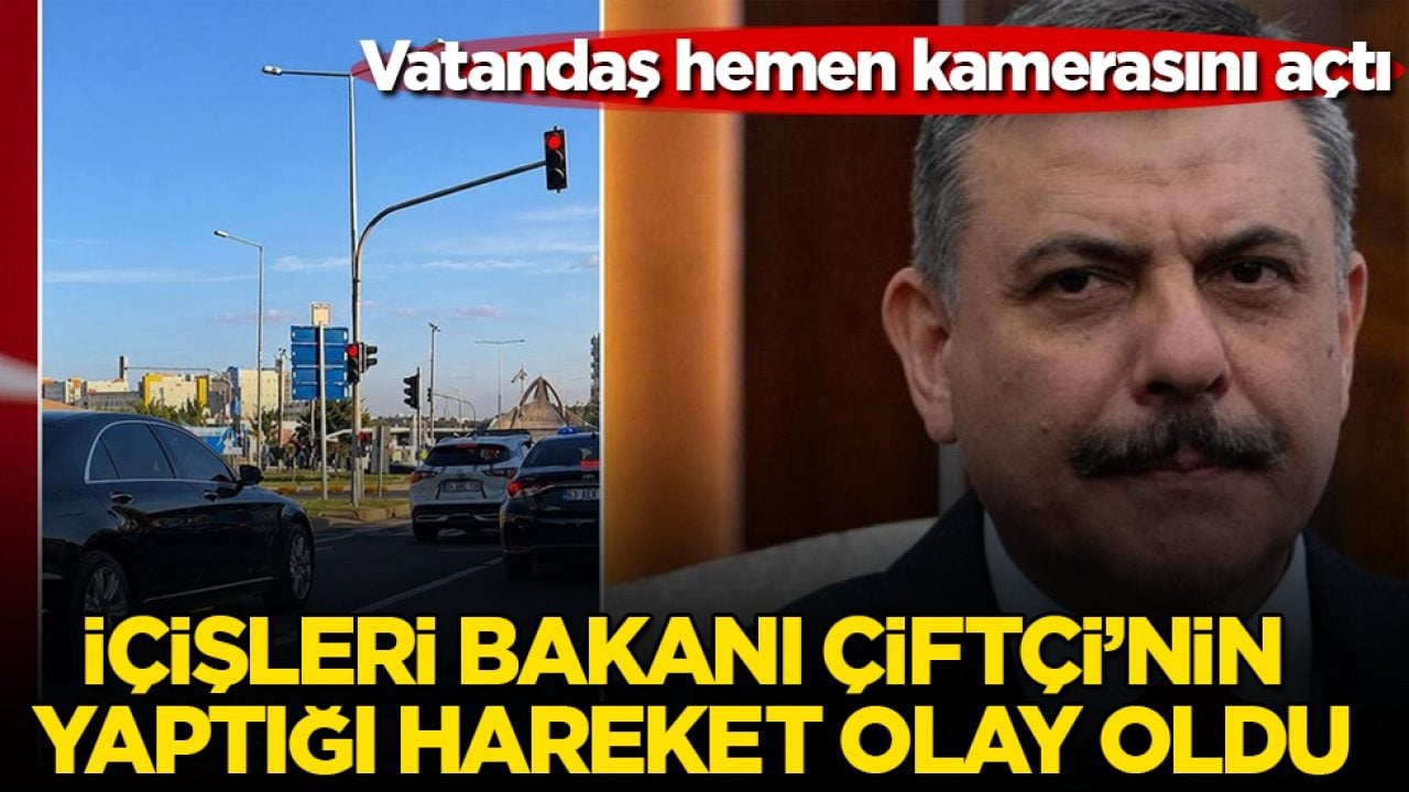 İçişleri Bakanı Mustafa Çiftçi’nin yaptığı hareket olay oldu! Vatandaş hemen kamerasını açtı