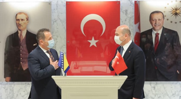 Foto - İçişleri Bakanı Soylu, Bosna Hersek Güvenlik Bakanı Cikotic ile görüştü