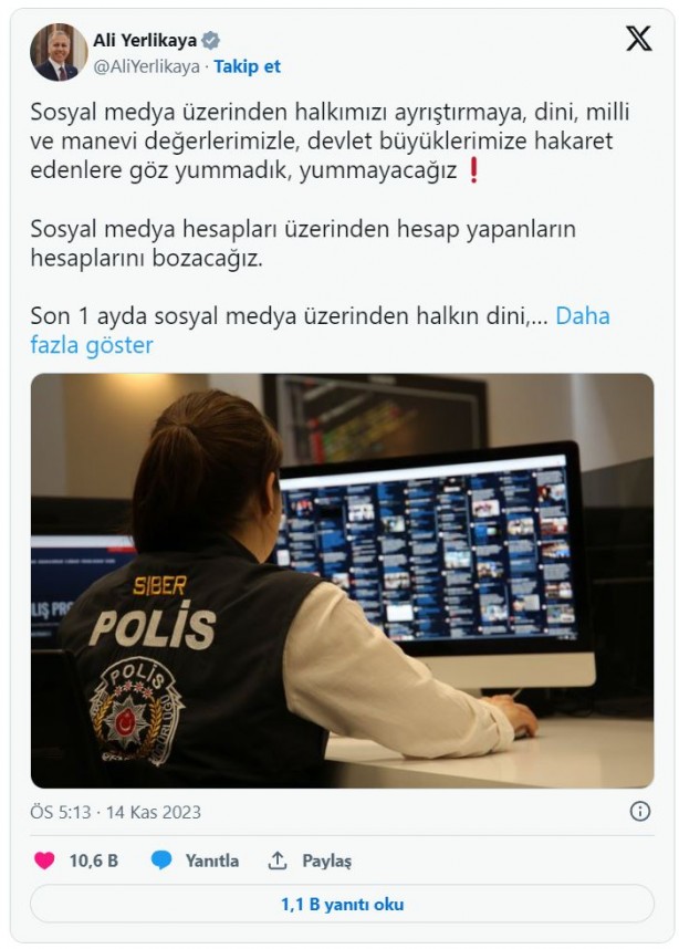 Foto - İçişleri Bakanı X’teki (Twitter) bot sayısını açıkladı! Dikkat çeken oran