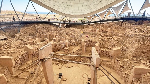 Foto - İddiaların kaynağı Göbeklitepe’den ilginç fotoğraflar: Göbeklitepe ile ilgili o iddialara cevap geldi