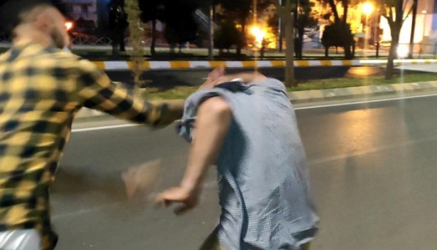 İftar vakti yaptığını gören meydan dayağı attı
