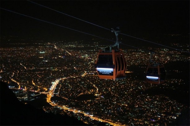 Foto - İftara "teleferikle" gidiyorlar