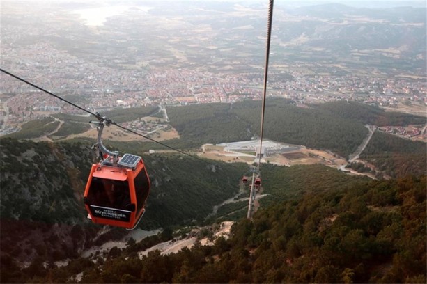 Foto - İftara "teleferikle" gidiyorlar