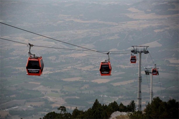 Foto - İftara "teleferikle" gidiyorlar