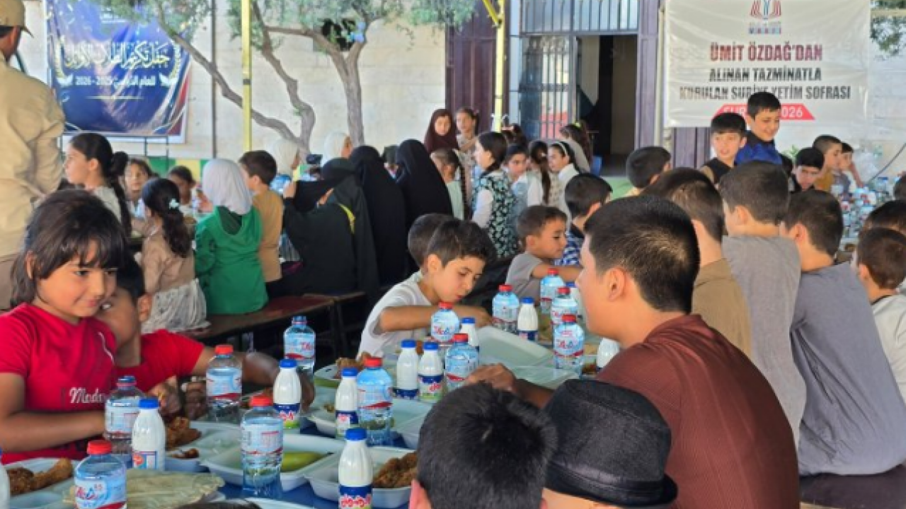 İftira atmış, mahkum olmuştu! Özdağ'ın tazminatı Suriye'de yetimlere sofra oldu