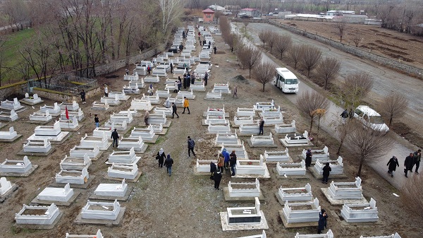 Foto - Iğdırlılar mezarlıklara akın etti! Bu gelenek yalnızca Meksika ve Iğdır'da var