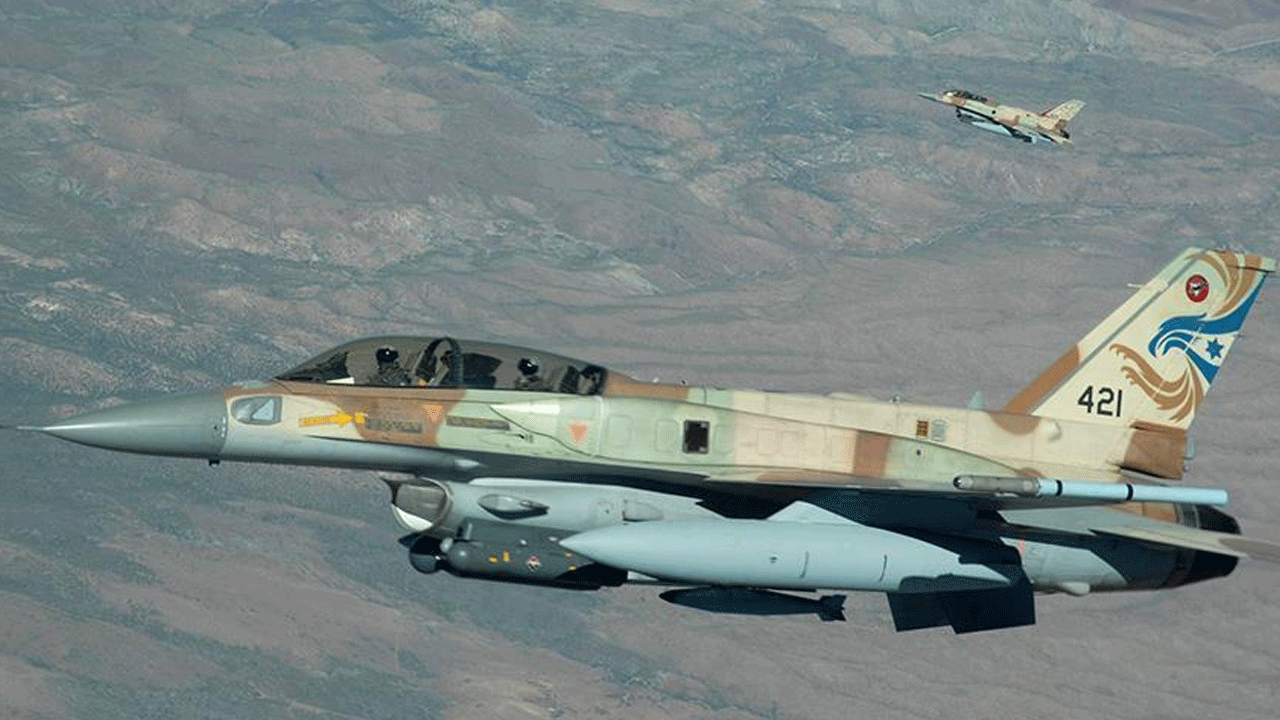 Foto - İHA'lar ve F-16 savaş uçağı havalandı! İsrail'den kanlı saldırı