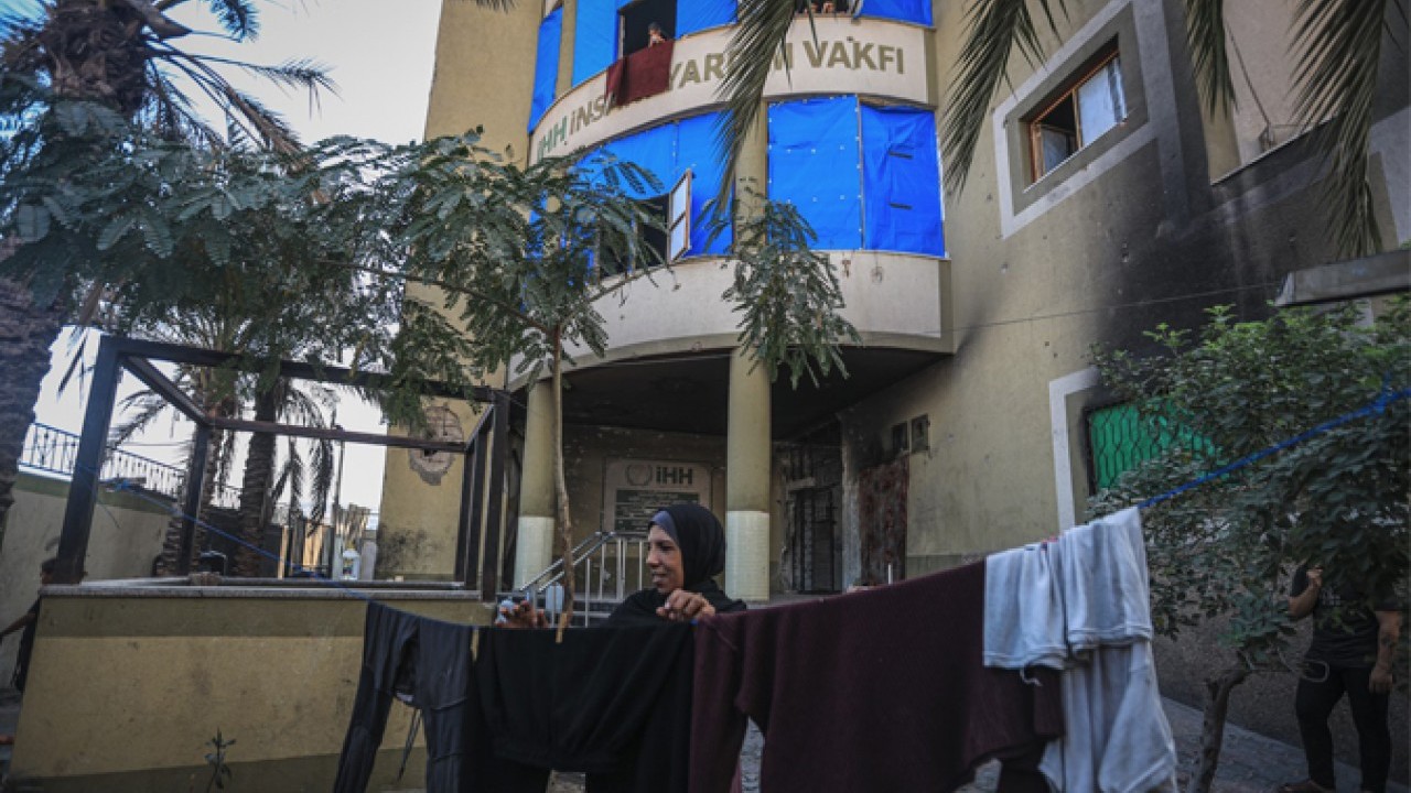 İHH’nın binası Gazzeli mazlumlara yuva oldu