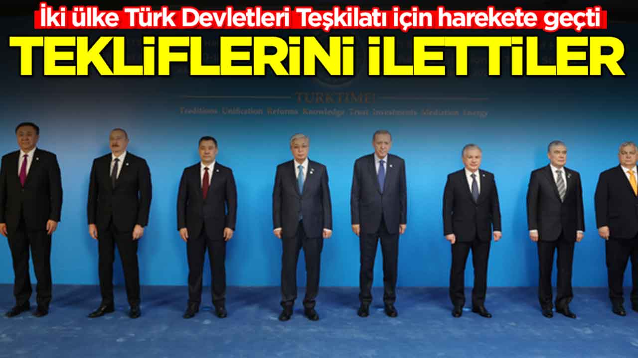 İki ülke Türk Devletleri Teşkilatı için harekete geçti: Tekliflerini ilettiler