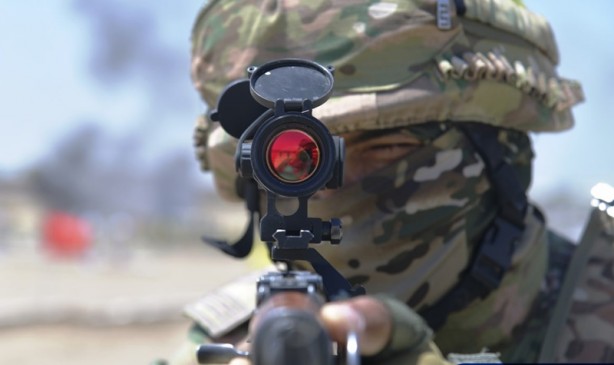 Foto - İki ülkeden Afganistan sınırında ortak askeri tatbikat