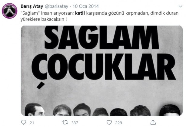 Foto - İkiyüzlülüğün fotoğrafı: Dayak yiyen Barış Atay, 'katil' dediği polise sığındı!