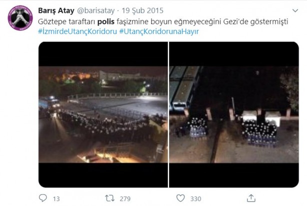 Foto - İkiyüzlülüğün fotoğrafı: Dayak yiyen Barış Atay, 'katil' dediği polise sığındı!