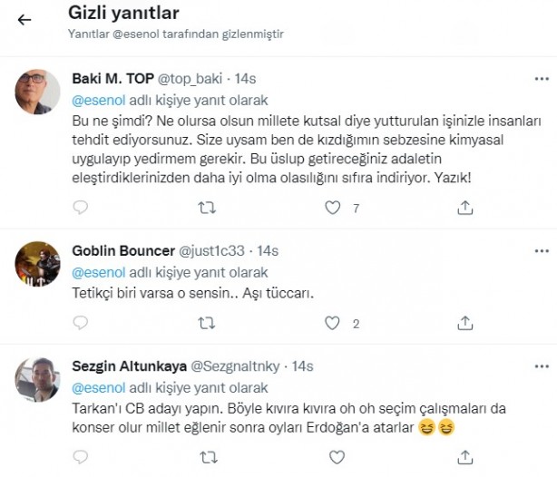 Foto - İkiyüzlülüğü ifşa olunca kudurdu! Akit'i kendi mesleğiyle tehdit eden Esin Davutoğlu Şenol'a cevap vatandaşlardan geldi