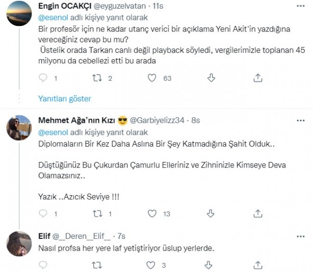 Foto - İkiyüzlülüğü ifşa olunca kudurdu! Akit'i kendi mesleğiyle tehdit eden Esin Davutoğlu Şenol'a cevap vatandaşlardan geldi