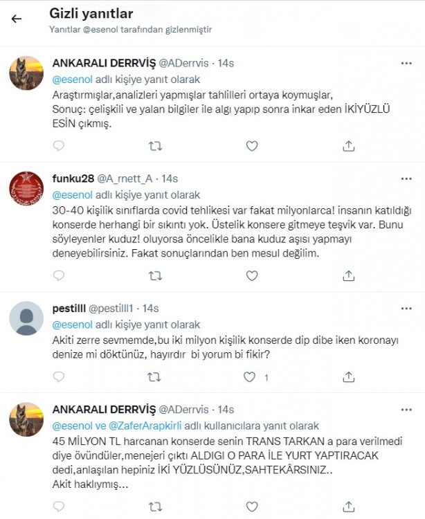 Foto - İkiyüzlülüğü ifşa olunca kudurdu! Akit'i kendi mesleğiyle tehdit eden Esin Davutoğlu Şenol'a cevap vatandaşlardan geldi