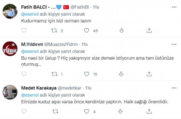 Foto - İkiyüzlülüğü ifşa olunca kudurdu! Akit'i kendi mesleğiyle tehdit eden Esin Davutoğlu Şenol'a cevap vatandaşlardan geldi