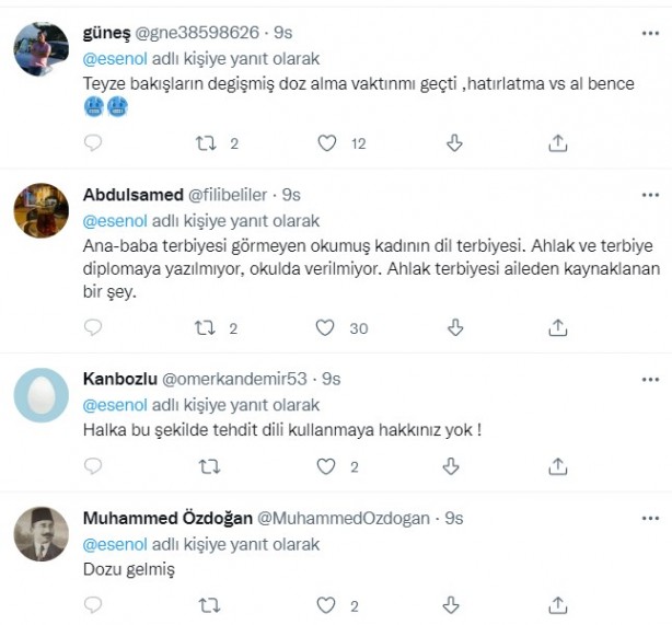 Foto - İkiyüzlülüğü ifşa olunca kudurdu! Akit'i kendi mesleğiyle tehdit eden Esin Davutoğlu Şenol'a cevap vatandaşlardan geldi