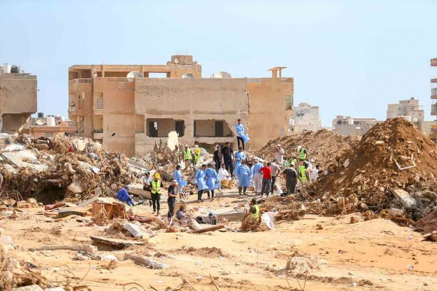 Foto - İklim değişikliği... Libya'da korkunç sel felaketi: 50 kat daha olası hale getirdi!