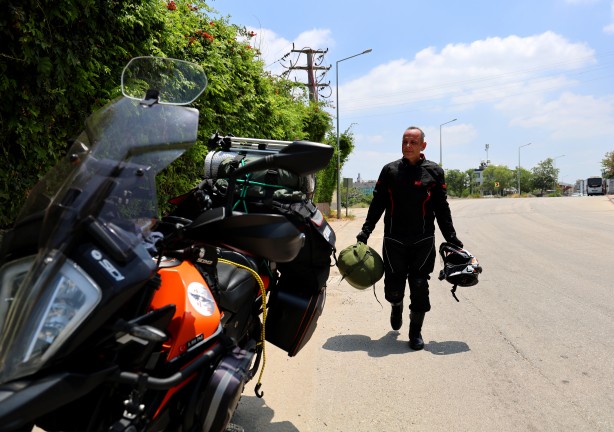 Foto - İklim değişikliğine dikkat çekmek için motosikletle kuzey kutup dairesine yola çıktı