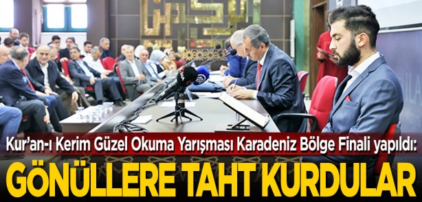 İlahiyat İslami İlimler Fakülteleri Kur’an-ı Kerim Güzel Okuma Yarışması Karadeniz Bölge Finali yapıldı: Gönüllere taht kurdular