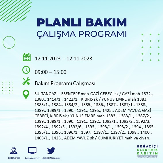 Foto - İlçe ilçe açıklandı! İstanbul'da o mahalleler karanlığa gömülecek