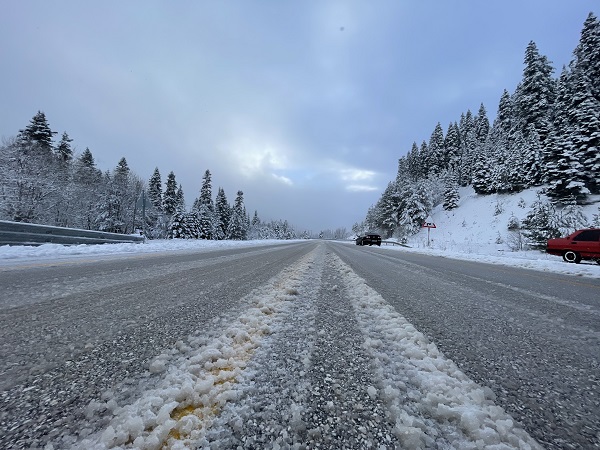 Foto - Ilgaz Dağı'nda kar kalınlığı 10 santimetreyi geçti