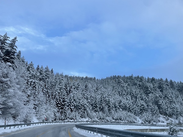Foto - Ilgaz Dağı'nda kar kalınlığı 10 santimetreyi geçti