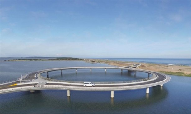 Foto - İlginç köprü tasarımı dikkatleri üzerine çekiyor