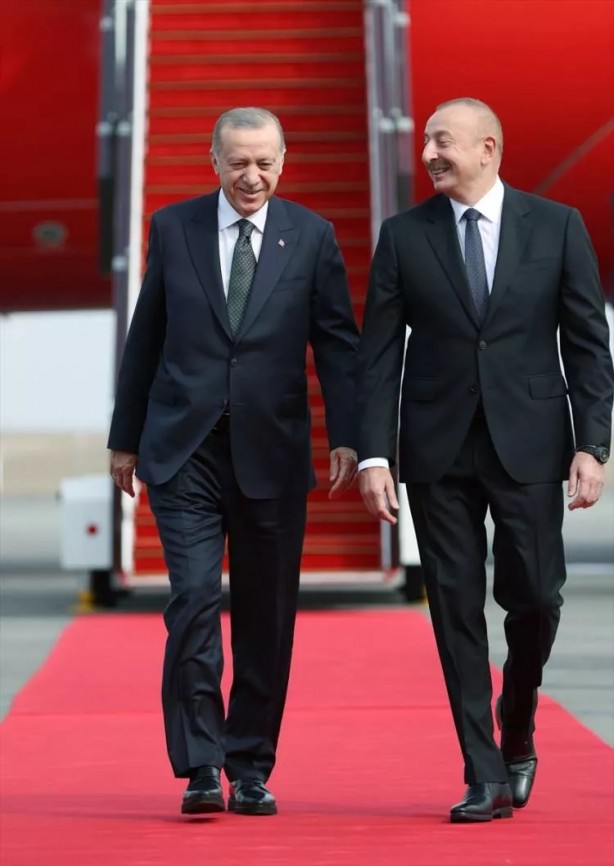Foto - İlham Aliyev'den Cumhurbaşkanı Erdoğan'ı şaşırtan performans