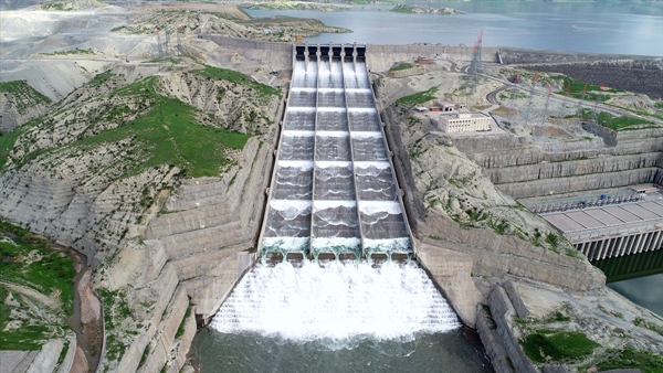 Foto - Ilısu Barajı'nda enerji üretimi için test süreci başladı