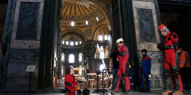 Foto - İlk kez görüntülendi! İşte Ayasofya'nın keşfedilmemiş yapıları...