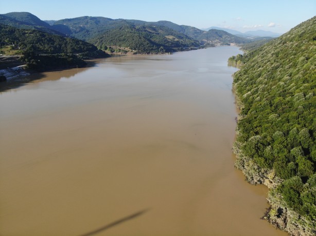 Foto - İlk kez oluyor! Hasanlar Barajında tarihi görüntü