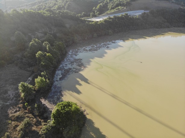 Foto - İlk kez oluyor! Hasanlar Barajında tarihi görüntü
