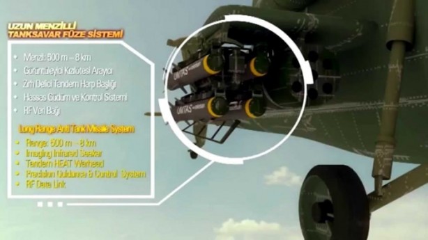Foto - İlk yerli tasarım tanksavar füzesi 'UMTAS'